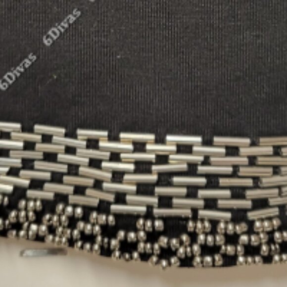 PINK Martini Black Cotton Dress With Silver Accents Size S - Picture 6 of 11